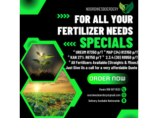 Alle Kunsmis Beskikbaar/ All Fertilizers Available